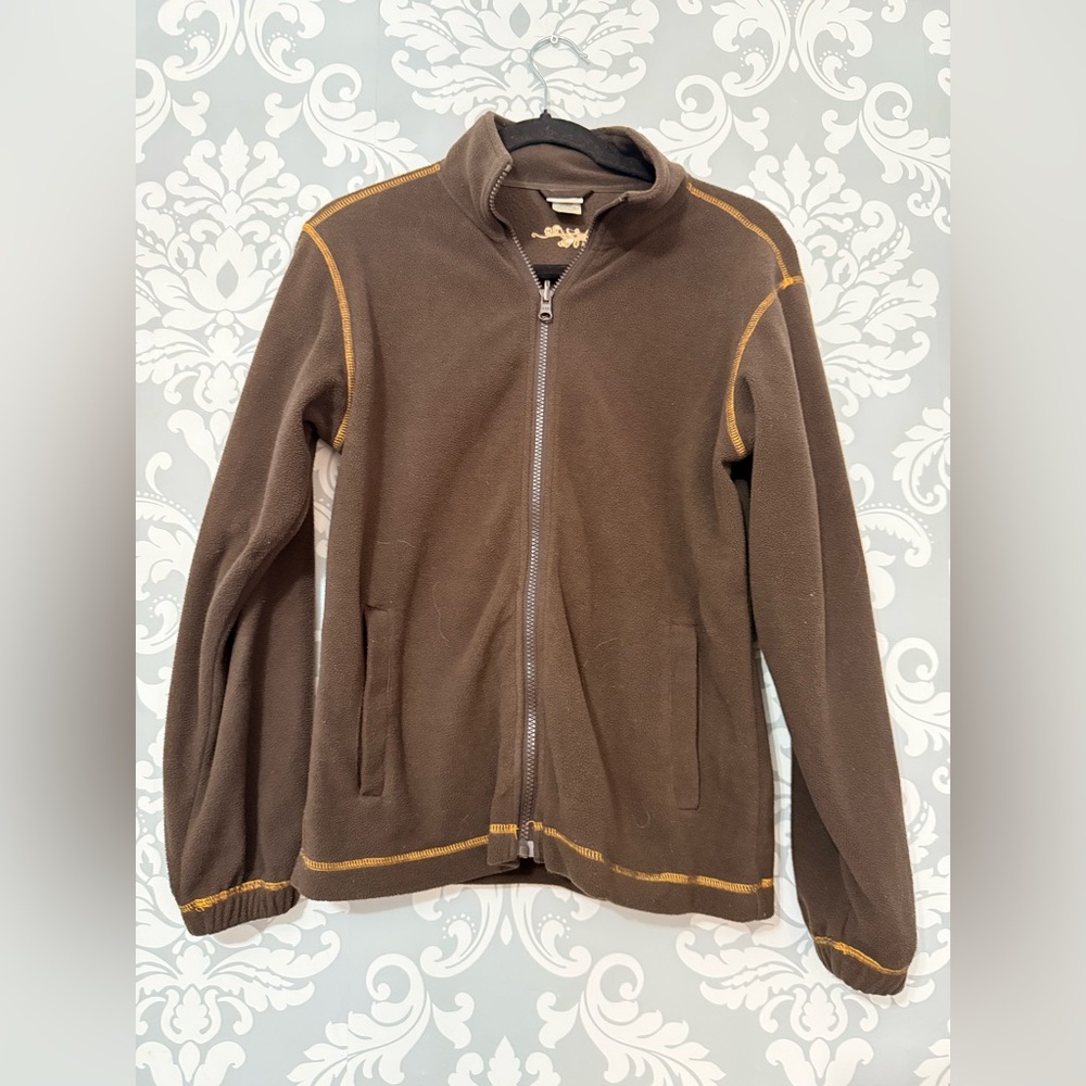 10/$25 • Sportek Brown Fleece Full Zip Jacket